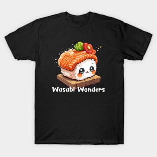 Cute Wasabi Wonders Kawaii Chibi Sushi Japanese Food T-Shirt